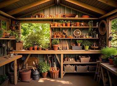 What makes a good potting shed?